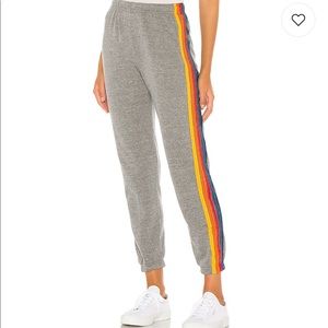 Aviator nation 5 stripe sweatpants
